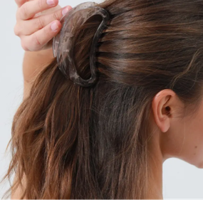 crescent moon hairclip