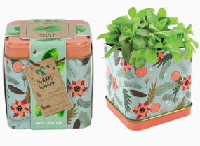 holiday square tin mint kit