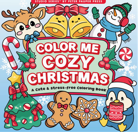 christmas adult coloring book