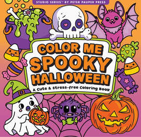 spooky halloween adult coloring book