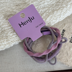 candy colored hair ties
