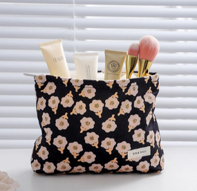 vintage corduroy makeup bag