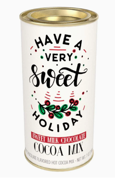 sweet holiday hot cocoa tin