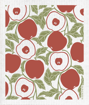 apple swedish dishcloth