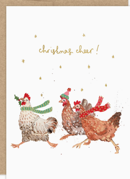 chickens christmas cheer | holiday
