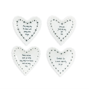 heart shaped trinket dish (assorted)