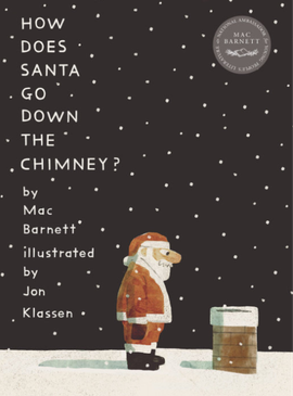 how does santa go down the chimney?
