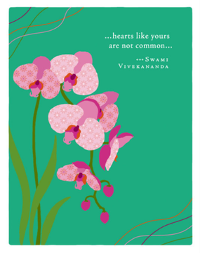 hearts like yours orchid | thank you