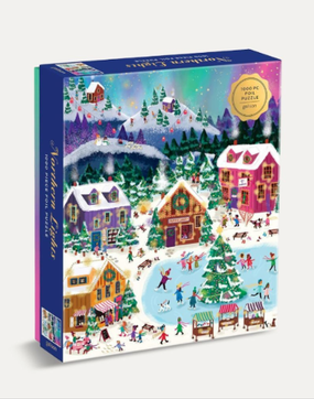 joy laforme northern lights 1000 piece foil puzzle