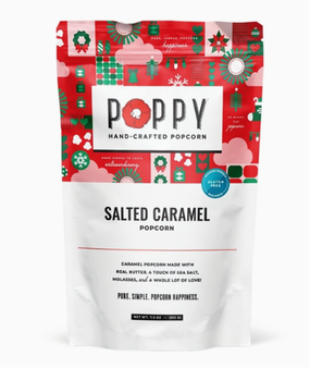 holiday salted caramel popcorn