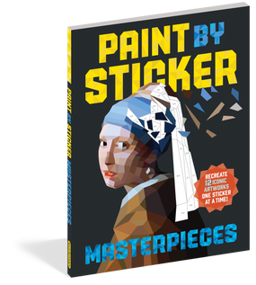 stickers, paint by stickers, famous art, artists