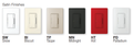 Lutron - Maestro Magnetic Low-Voltage Dimmer 800W 120V Satin Colors - MSCLV-1000M-xx