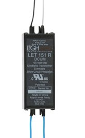 LIGHTECH LET-151 ELECTRONIC TRANSFORMER 110>12 VOLT AC 