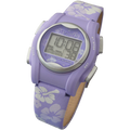 VibraLITE MINI - Purple Leather Band - Vibrating Alarm Reminder Watch