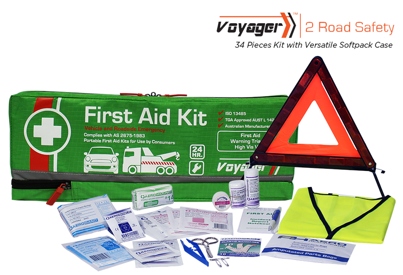 Voyager 2 Road Safety - 34 Piece Kit - Versatile Softpack