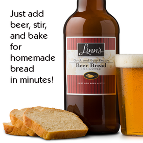 Linn's Beer Bread Mix in a Bottle