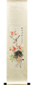 Red Plum Blossom & Bird Scroll