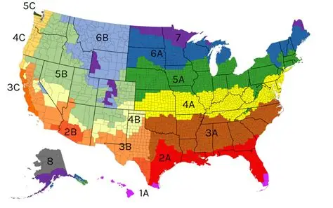US Climate Zone Map