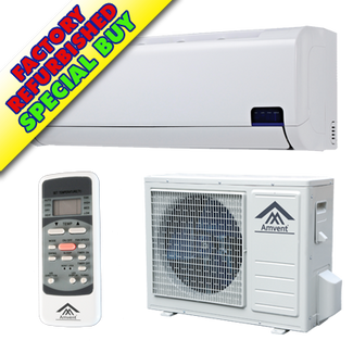 Reconditioned or Scratched & Dented A37GW2C-i2 | Amvent 12000BTU Cool Only INVERTER Mini Split AC - SEER 19.0