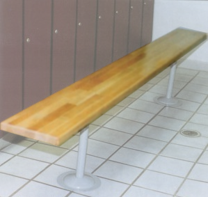 Locker Room Bench Tops Hardwood Maple