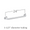 Grab bars for bathroom stalls