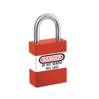 Master Lock #461 wrap-around padlock labels (padlock not included)