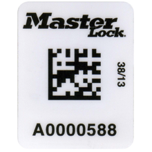 Master Lock barcode labels for safety padlocks & isolation point lockout tag