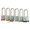 #1220LHAST Laminated Steel Safety Padlock. Set of 6 Keyed Different Padlocks