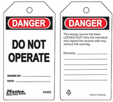 #S4002 Customizable Safety Tag
