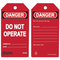 #S4046 Safety Tag