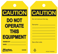 #S4050 Safety Tag