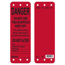 #S4700 Scaffold Safety Tag