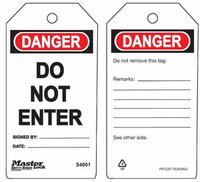 #S4001 Safety Tag