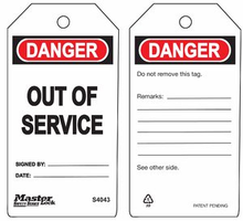 #S4043 Safety Tag
