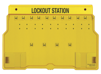 #1483B Unfilled Covered Lockout Station -- Ready for your padlocks and devices