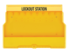 #S1850 Unfilled Lockout Station. Ready for your padlocks and devices