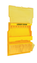 #S1900 Unfilled Lockout Station. Just add your padlocks and devices.