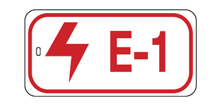 #S4500E Electrical Lockout Point Isolation ID Tags. Available in numbers 1 through 20