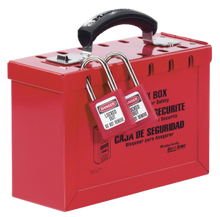 #498A Portable Group Lock Box. Padlocks not included