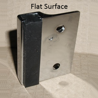 Inswing or outswing strike & keeper for bathroom stalls