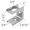 Bathroom stall hinge door insert. For TOP OR BOTTOM of square edged door