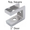 Bathroom stall top hinge door insert #90H430