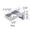 Bathroom stall hinge door insert for 7/8" door. #90H412