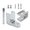 Chrome plated top bathroom stall hinge replacement pack #63040