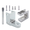 Top bathroom stall hinge replacement pack #63360