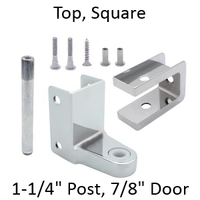 Chrome plated top bathroom stall hinge replacement pack for 7/8" door #63020