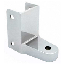 Chrome plated bottom bathroom stall hinge bracket #90H152