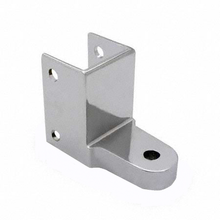 Chrome plated bottom bathroom stall hinge bracket #90H194
