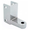 Chrome plated bottom bathroom stall hinge bracket #90H137