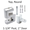 Top bathroom stall replacement pack #636080